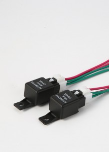 12V 30A Air Conditioning Relay Four-pin Normally Open Fan Air Conditioning Special Car Relay with Wire Socket SPST